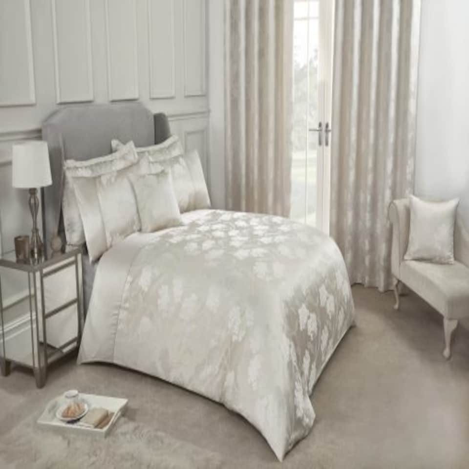 image 1 of English Garden Duvet Set Single Bed Cream