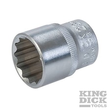 King Dick Socket SD 1/2" Metric 12pt - HSM223