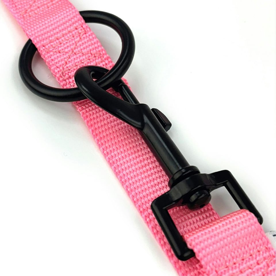 image 1 of HugglePets 10 in 1 Dog Training Lead - 200 x 1.9cm Pink