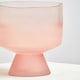 image 5 of Interiors by Premier Small Matte Pink Ombre Glass Vase, Modern Two-Tonal Decorative Vase, Chic Flower Vase for Contemporary Homes Pink
