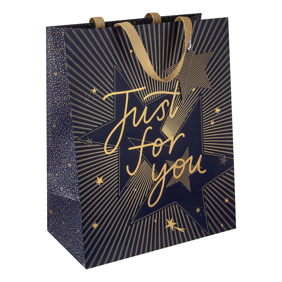 image 1 of Hallmark Pack Of 3 Gift Bags - 3 Sizes - Star Designs