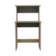 image 2 of Vegas, Workstation With Keyboard Shelf Brown