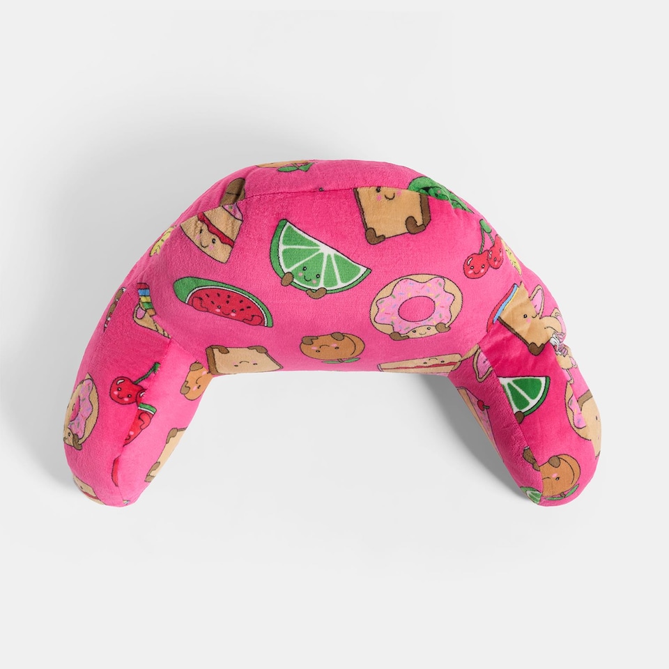 image 1 of OHS Kids Sweetie Pie Print Cuddle Cushion Reading Pillow