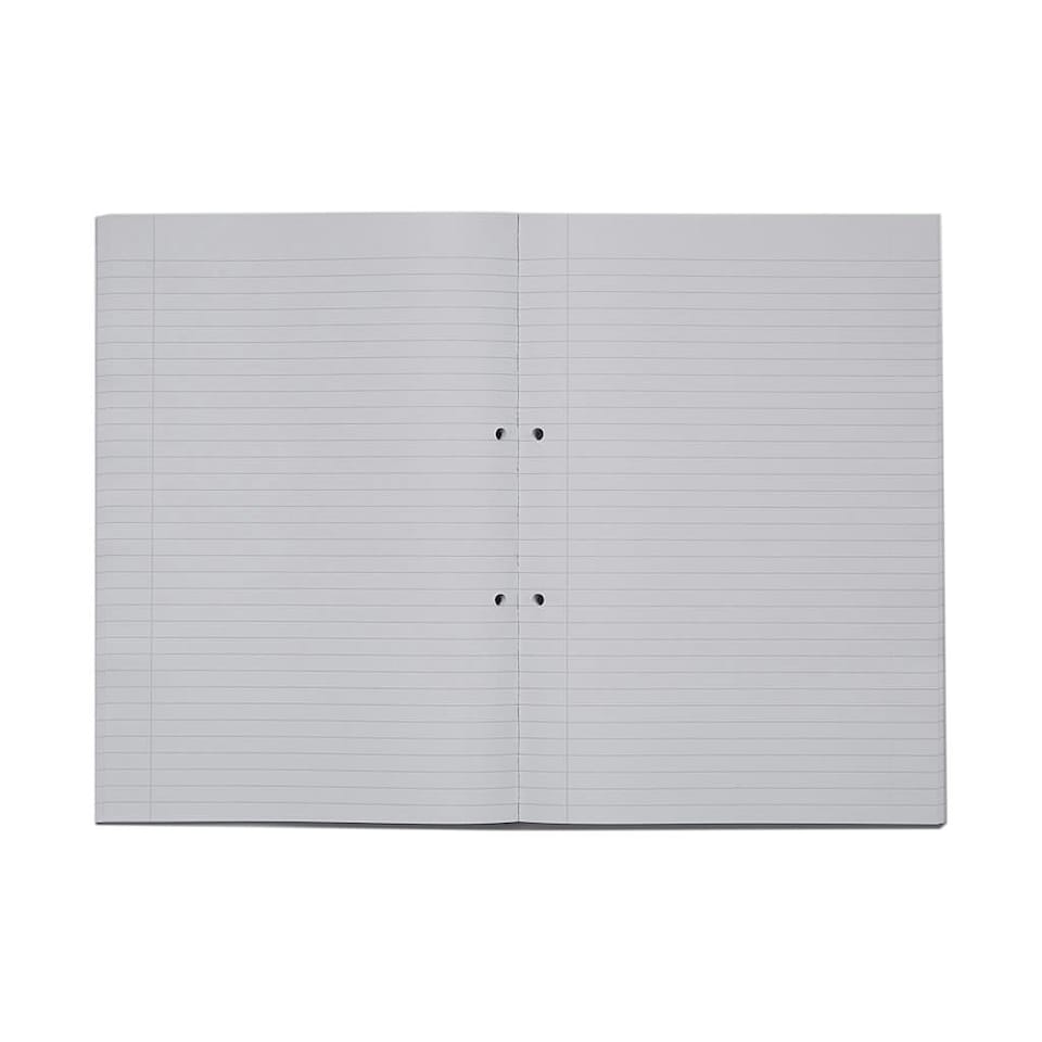 image 1 of Pack of 10 Rhino A4 80 Leaf 8mm Lined with Margin Refill Pads