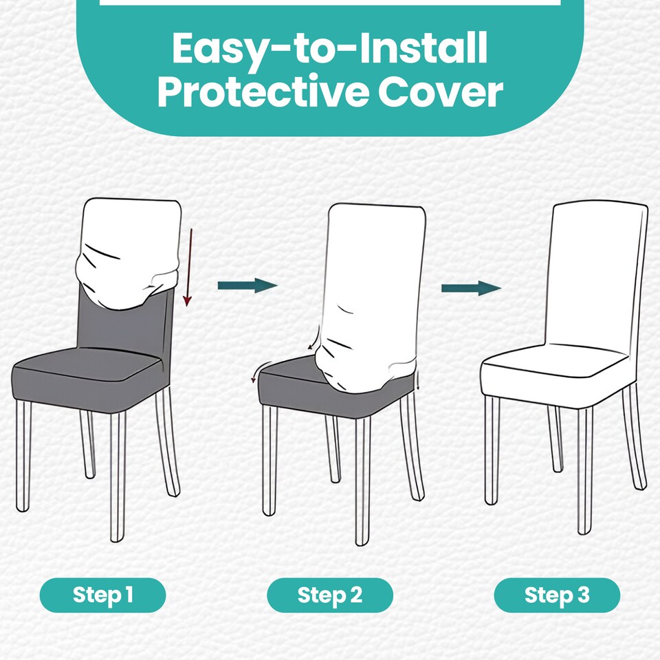 image 1 of Velvet Stretch Chair Covers, Spandex Dining Chair Slipcovers