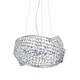 image 5 of BHS Cypress Small Crystal Ring Ceiling Pendant, Chrome