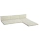 image 9 of Outsunny 3PCs Rattan Garden Seat Cushions Pads for Patio Furniture 