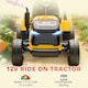 image 3 of AIYAPLAY Ride on Tractor with Trailer, 12V Electric Vehicle with Remote Control, Ride on Car for Kids with Music, Shifter, Start-Up Sound for Ages 3-8 Years | Yellow