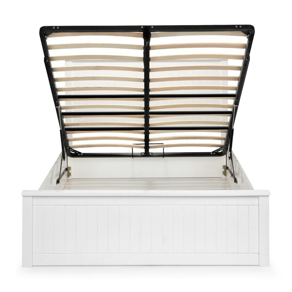 image 1 of New England Surf White Ottoman Bed - King 5ft (150cm)