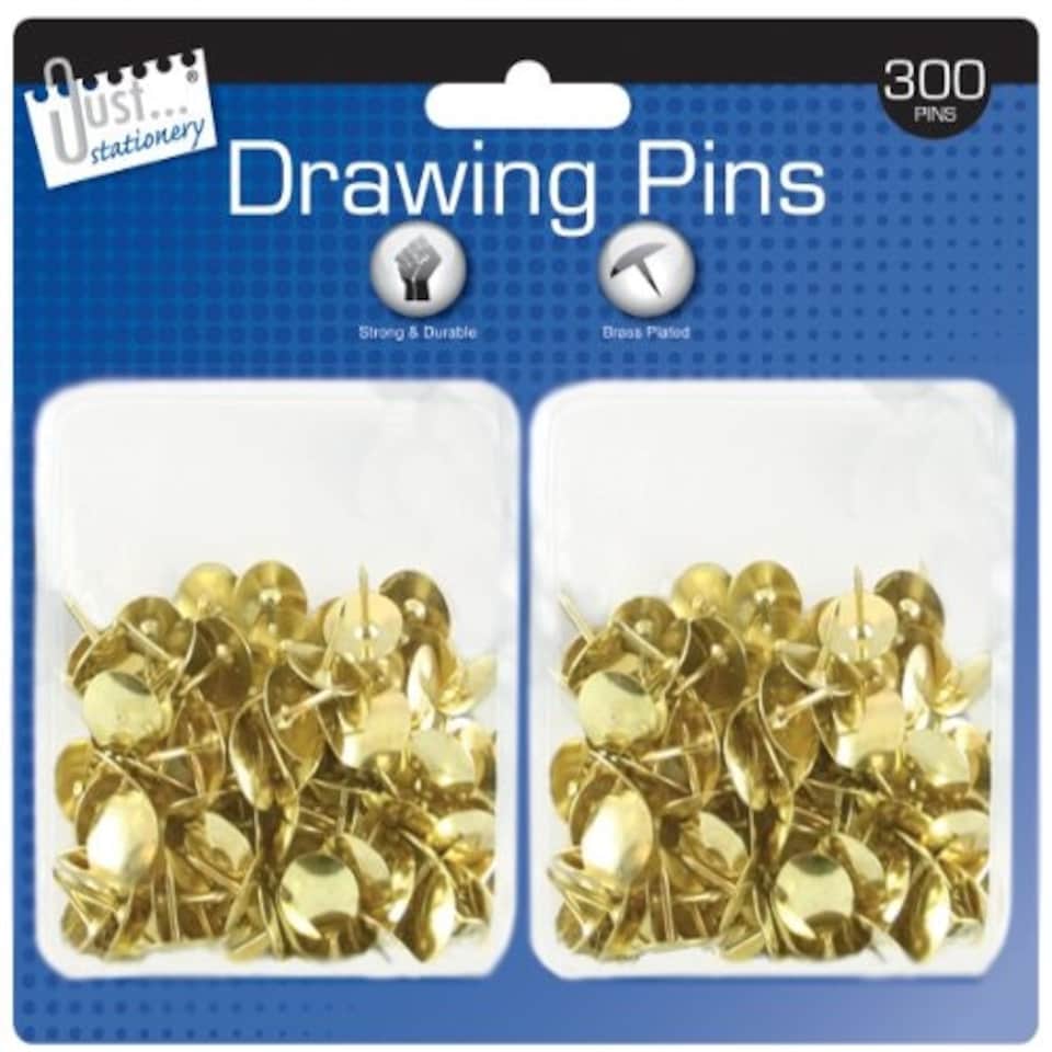 image 1 of Just Stationery Drawing Pin (Pack of 300)
