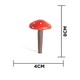 image 5 of Marco Paul Set Of 4 Red Mushroom Garden Ornaments