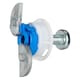 image 4 of Gripit 25mm Plasterboard Fixing Stud Wall Anchor Max Load 113kg - Blue - 25 Pack