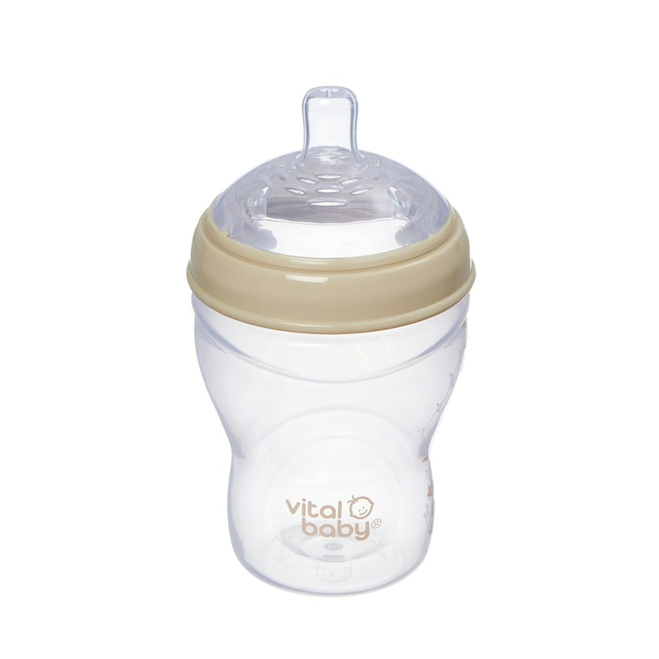 image 1 of Vital Baby Nurture breast like bottle 240ml 4pk Clear | One Size