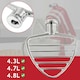 image 3 of SPARES2GO Pastry Beater KSMPB5SS Type for KitchenAid 4.3 4.7 4.8 L Tilt Head Stand Mixer K45 K45SS KSM90 KSM100