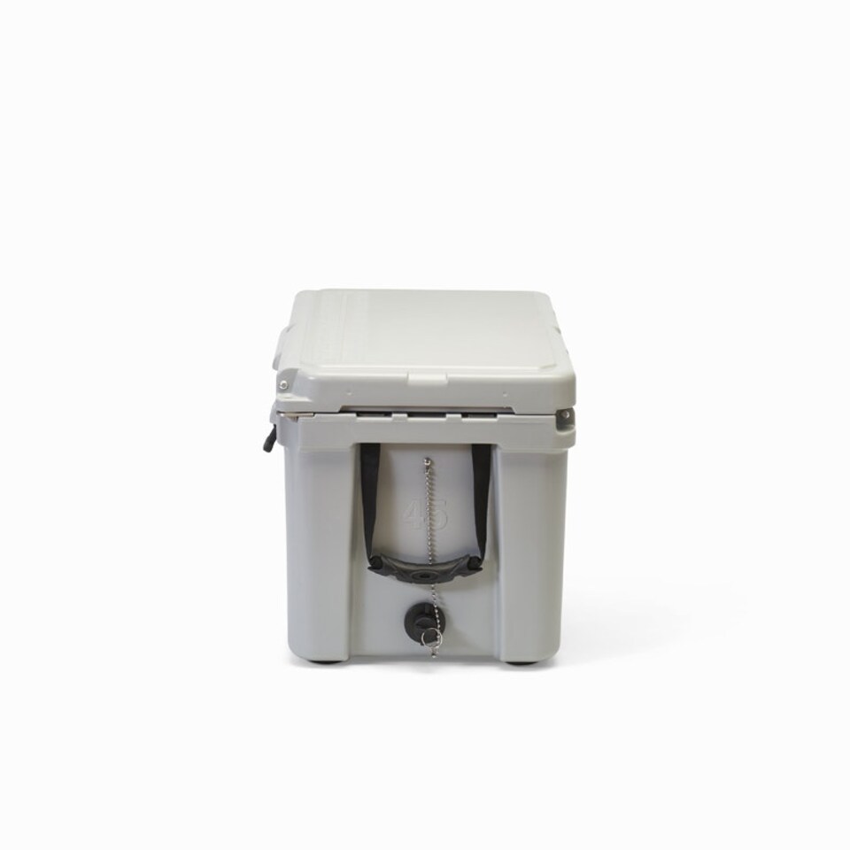 image 1 of Utoka 45 Hard Cooler Cool Box - Rotomoulded LLDPE & Polyurethane foam - L41 x W67 x H41 cm - Cool Grey Grey