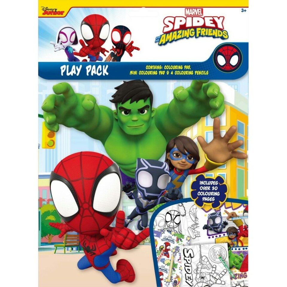 image 1 of Spidey & Amazing Friends Colouring Play Pack | Multi