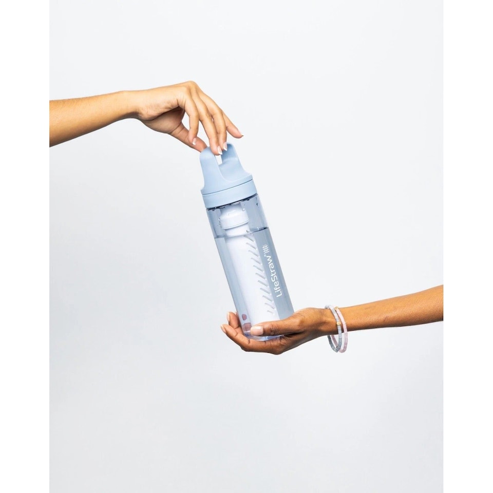 image 1 of LifeStraw Go 2.0 Water Filter Bottle 650ml - Icelandic Blue