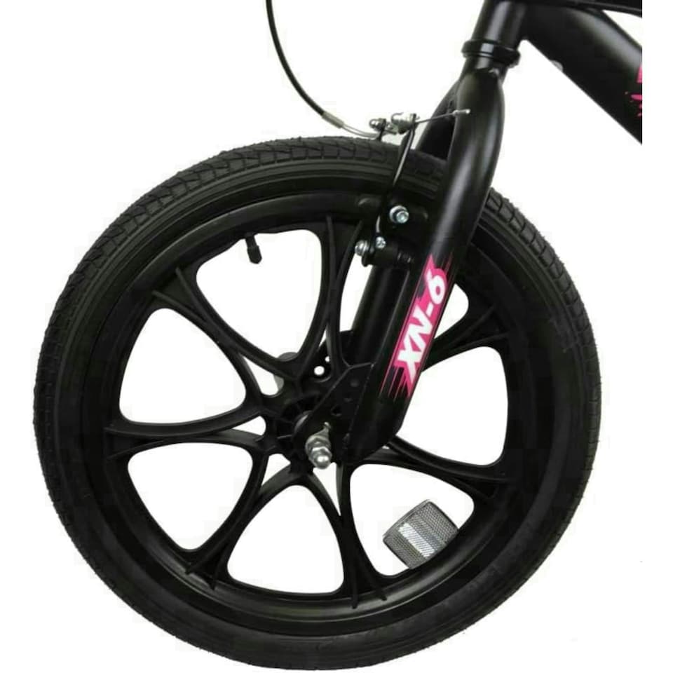 image 1 of XN-6-18 Kids Girls Freestyle BMX 18" MAG Wheel - Black/Pink