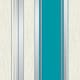 image 1 of Vymura Stripe Textured Wallpaper - Teal - 33ft x 20.5in Green