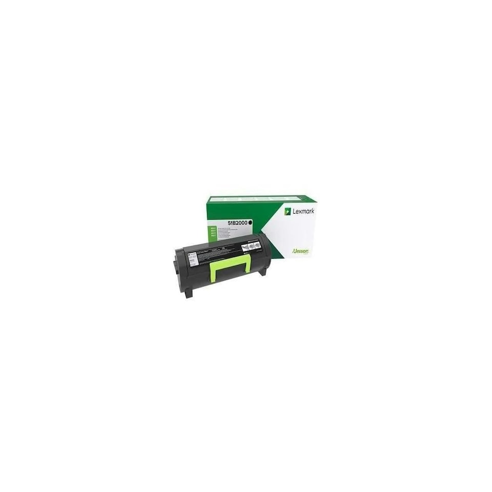 image 1 of Lexmark 51B2000 Black Return Programme 2.5K Toner Cartridge