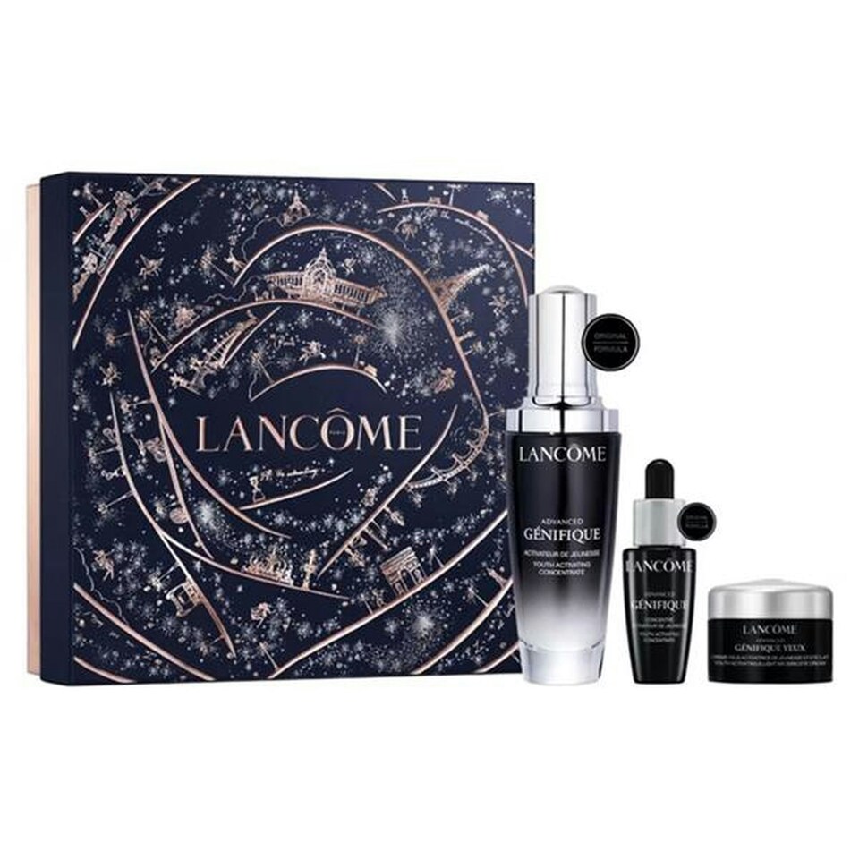 Lancome Genfique Set: Serum 50ml + Serum 10ml + Youth Activating Light-Infusing Eye Cream 5ml Multi