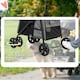 image 9 of PawHut One-click Foldable Pet Stroller w/ Mesh Windows, for Small Pets - Grey
