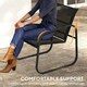 image 5 of Outsunny Garden Bistro Set, Metal Garden Furniture Set with Mesh Chairs