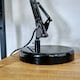 image 6 of ValueLights Monda Gloss Black Table Lamp & Bulb | Black