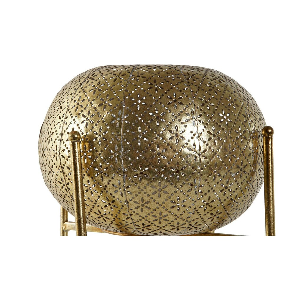 image 1 of Candleholder Home ESPRIT Golden Metal Crystal 24 x 24 x 20 cm N/A