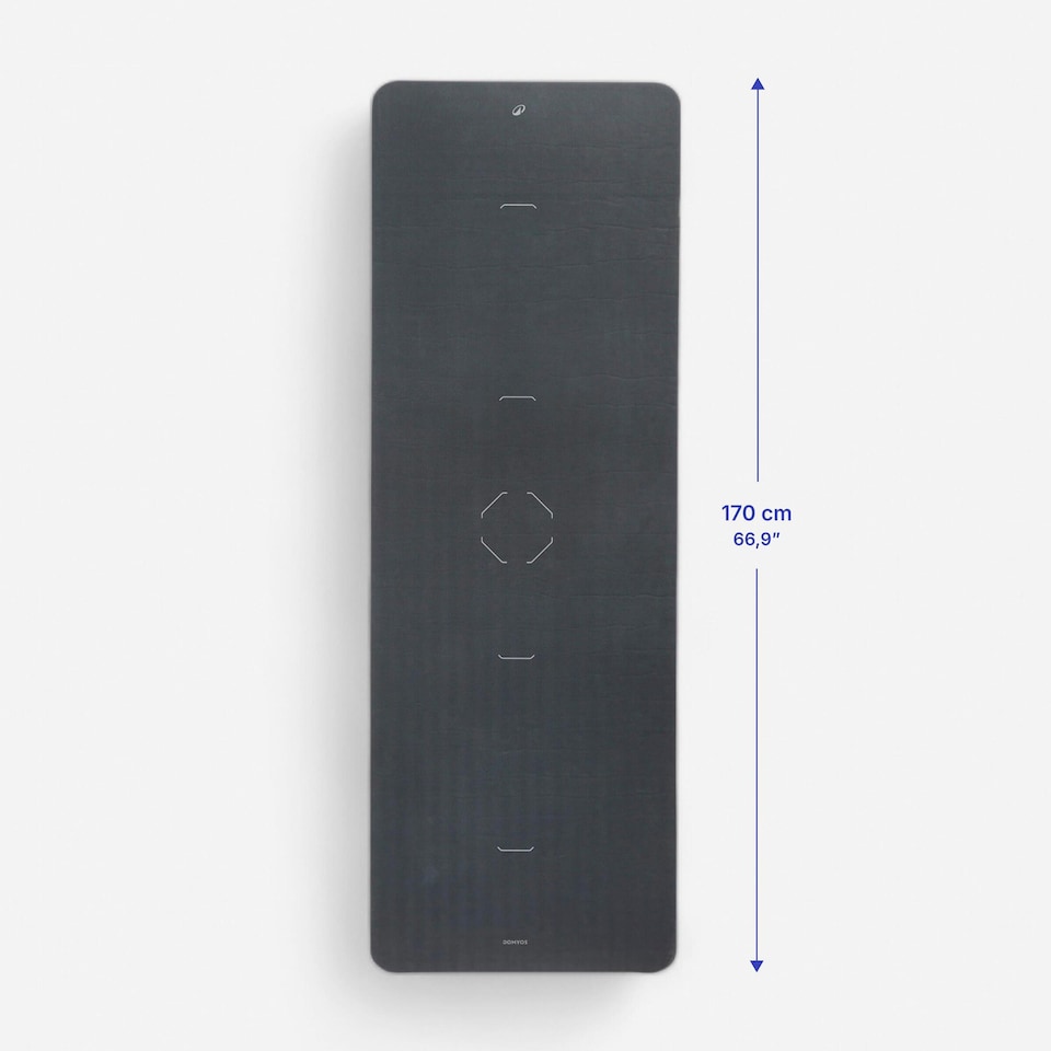 image 1 of Decathlon 10 mm Durable Fitness Mat - Dark Grey