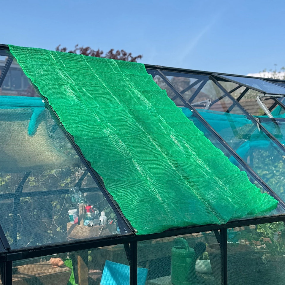 image 1 of Greenhouse Sun Shade & Privacy Screen Net (2.5m x 1.2m)