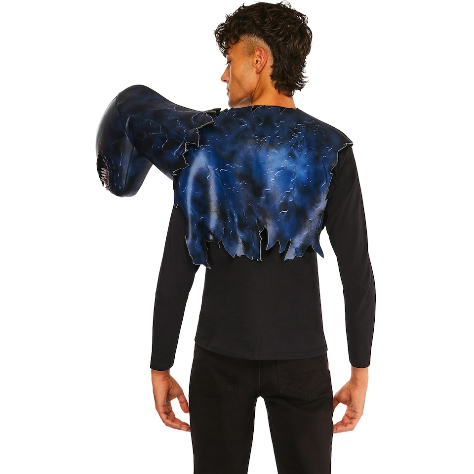 image 1 of Venom: The Last Dance Unisex Adult Symbiote Costume Accessory Set - Black/Blue/White - One Size One Size