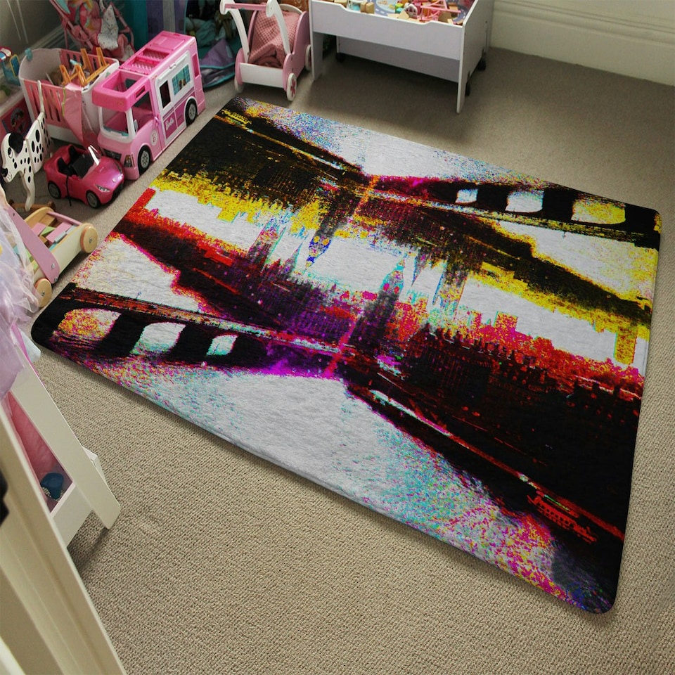 image 1 of BIG BEN Flipped (Rug) Multi | Medium: 80x150cm