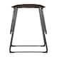 image 3 of Interiors by Premier Versatile Design Mocha Bar Stool With Gunmetal Legs, Durable Bar Stool, Sleek Minimalist Kitchen Stool