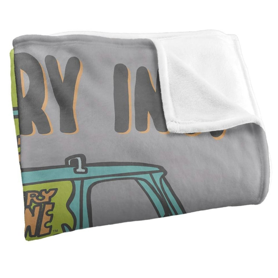 image 1 of Scooby Doo Mystery Inc Blanket - Multicoloured - One Size