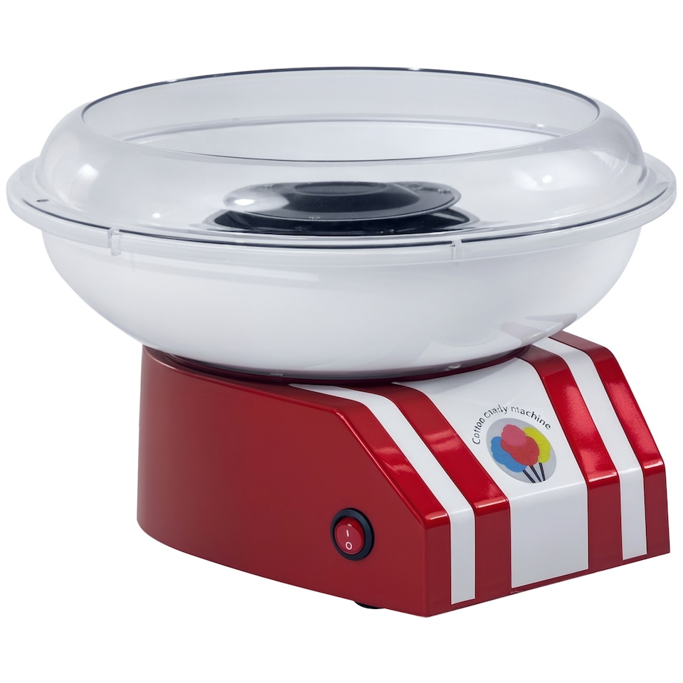 image 1 of HOMCOM Cotton Candy Maker Machine Gadgetry Electric Making Candy Floss Red