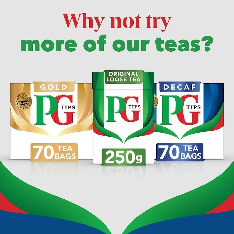image 1 of PG Tips Decaf Black Tea Bags, Indulgent, Velvety & Rich Black Tea, Perfect Flavour Release, 6 Packs, 420 Plant Based Biodegradable  Tea Bags Black Tea