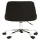 image 5 of Interiors by Premier Brent Black And Chrome Home Office Chair