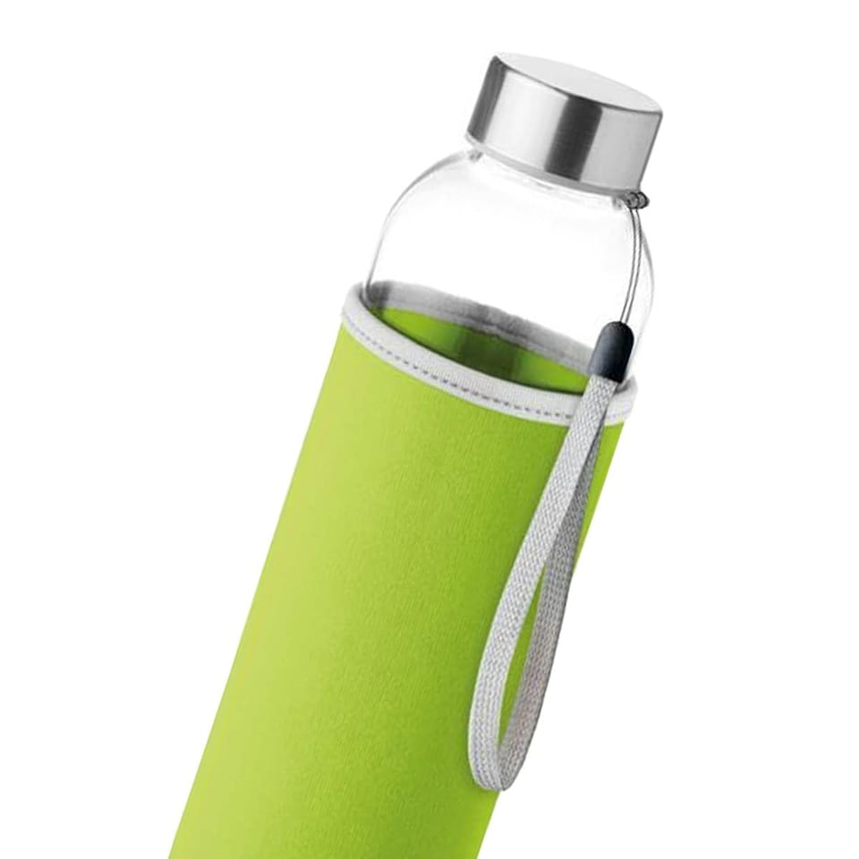 image 1 of MidOcean Utah Glass 500ml Water Bottle - Lime - One Size | Green | One Size