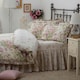 image 2 of Belledorm Rose Boutique Fitted Valance - Ivory/Pink/Green - Double