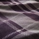 image 3 of D & D Colville Check Duvet Cover Set Plum
