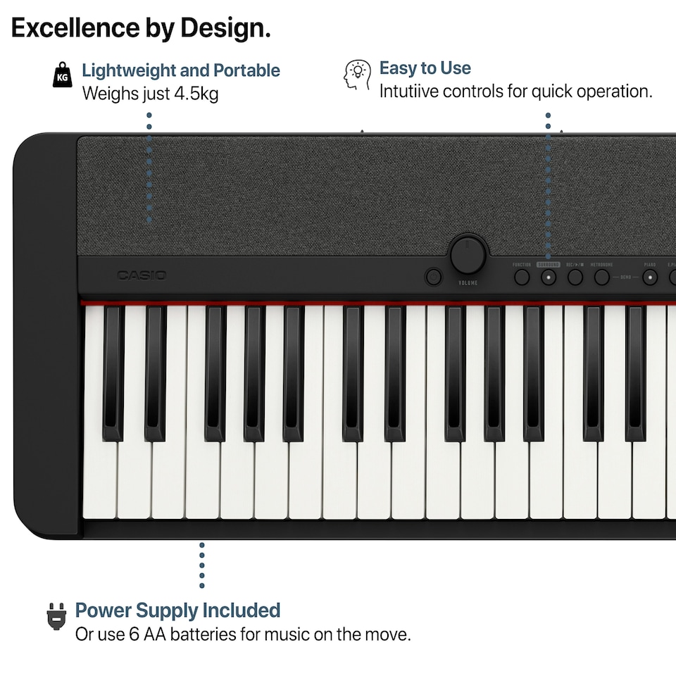 image 1 of Casio CT-S1 Black