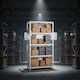 image 7 of 5 Tier Racking Shelf Heavy Duty Garage Shelving Storage Shelves Unit 150x70x30cm