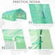 image 6 of Outsunny 6 x 3M Walk in Polytunnel Greenhouse Large Outdoor Grow House w Door