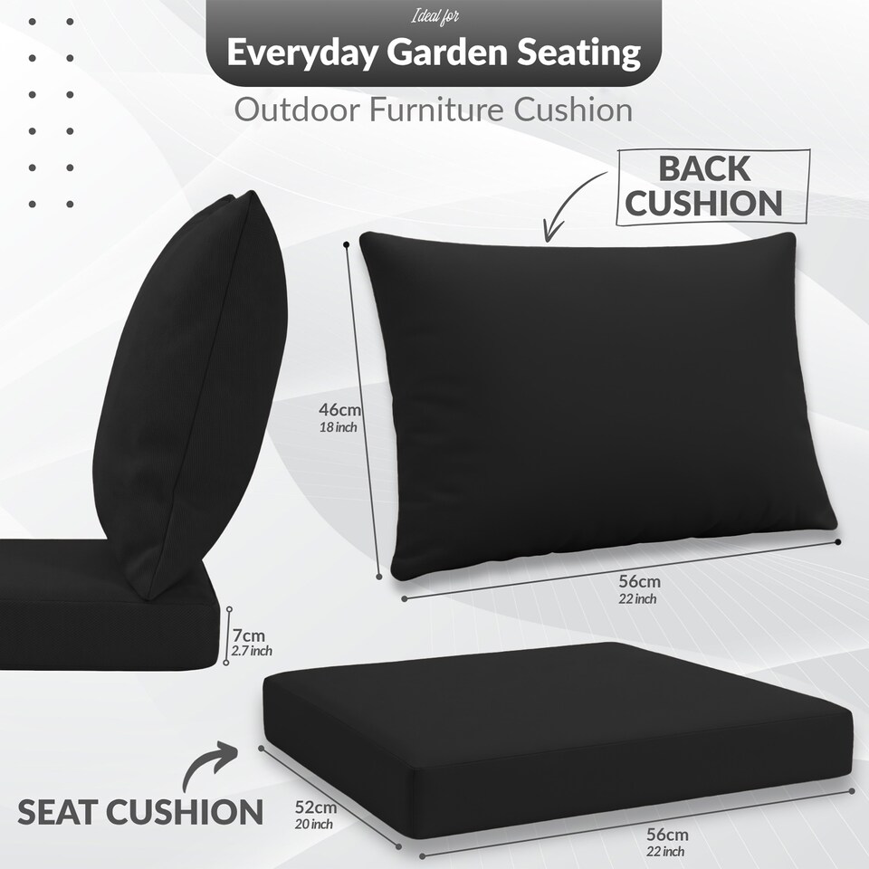image 1 of Keter Allibert California 2 Seater Cushion Pad with Pillow