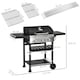 image 7 of Outsunny 3+1 Burner Propane Gas Barbecue Grill with Thermometer, Bottle Opener