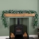 image 2 of Premier 270cm (9ft) Christmas Garland Decoration Snow Tips White Berries & Cones