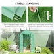 image 5 of Outsunny Walk in Greenhouse w/Shelves Steeple Grow House 120 x 186 x 190 cm