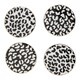 image 3 of Interiors By Premier Minimalist Set Of Four Coasters,Handcrafted Drink Coasters With Delicate Gold Accent,Coasters For Home Décor