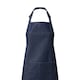 image 2 of Premier Unisex Adult Colours Pocket Full Apron | Blue | Indigo Denim | One Size | 1